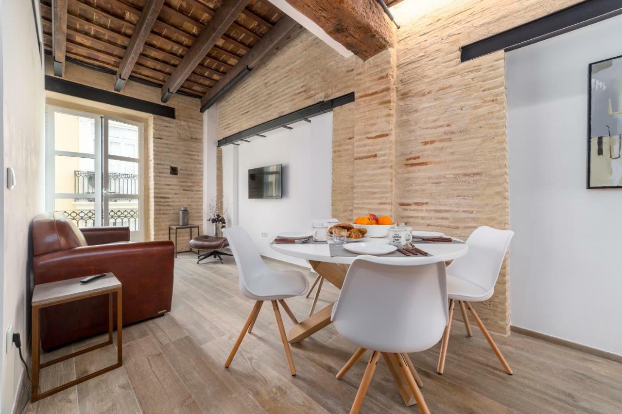 Ferienwohnung Florit Flats - Cathedral Luxury Terrace Flat 2Br 2Ba Ac Wifi Valencia Exterior foto