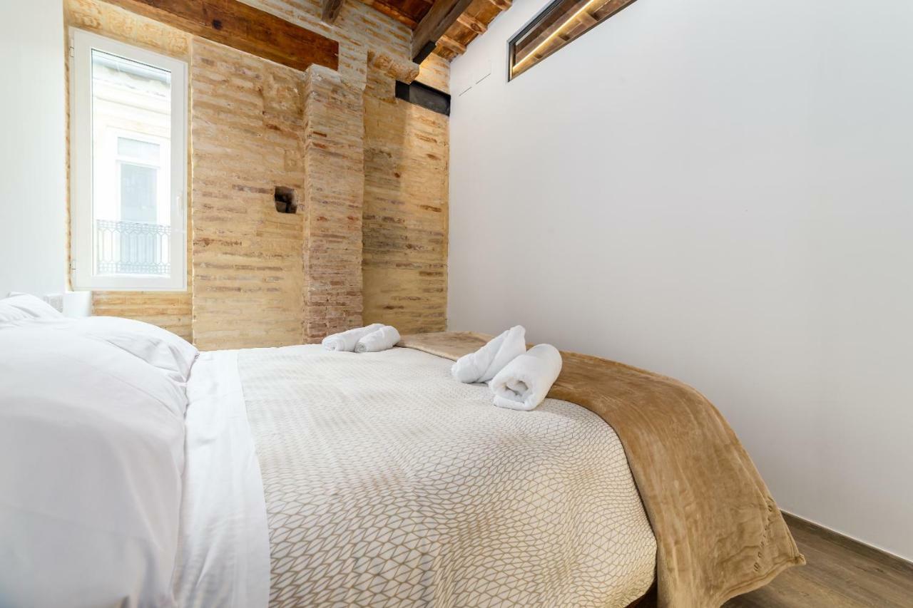 Ferienwohnung Florit Flats - Cathedral Luxury Terrace Flat 2Br 2Ba Ac Wifi Valencia Exterior foto